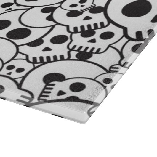 Planche À Découper Motif avec des crânes (Coin)