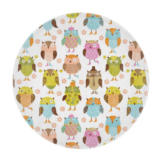 Planche À Découper motif avec des oiseaux (Devant)