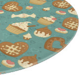 Planche À Découper Motif avec des petits gâteaux et des sucreries (Coin)