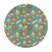 Planche À Découper Motif avec des petits gâteaux et des sucreries (Devant)