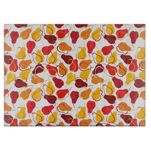Planche À Découper Motif avec des poires (Devant)