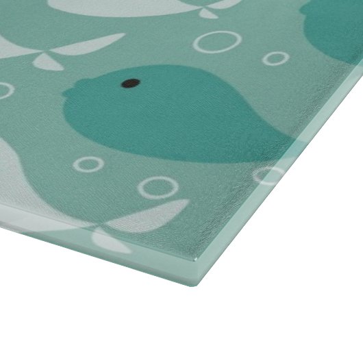 Planche À Découper motif avec des poissons (Coin)