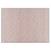 Planche À Découper Motif avec le pois blanc (Devant)