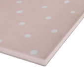Planche À Découper Motif avec le pois blanc (Coin)