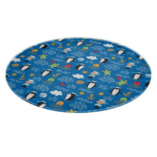 Planche À Découper motif avec le thème de mer