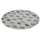 Planche À Découper motif avec les chats drôles (Coin)