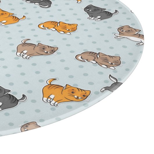 Planche À Découper motif avec les chats drôles (Coin)