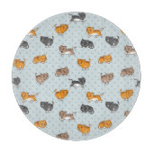 Planche À Découper motif avec les chats drôles (Devant)