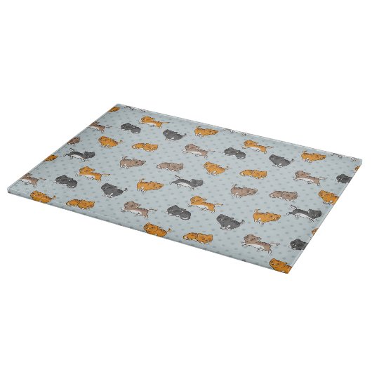 Planche À Découper motif avec les chats drôles (Coin)