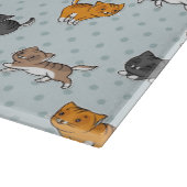 Planche À Découper motif avec les chats drôles (Coin)