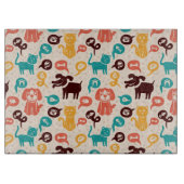 Planche À Découper Motif avec les chats et les chiens drôles (Devant)