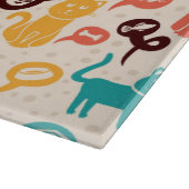 Planche À Découper Motif avec les chats et les chiens drôles (Coin)