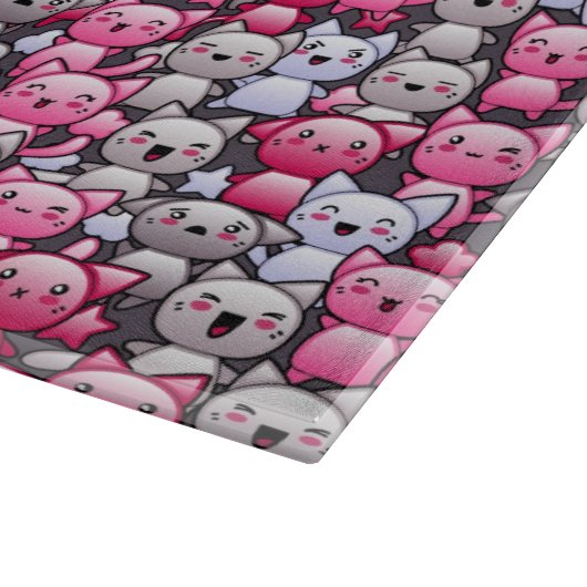 Planche À Découper motif avec les chats mignons 2 de griffonnage de (Coin)