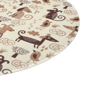 Planche À Découper motif avec les chiens mignons (Coin)