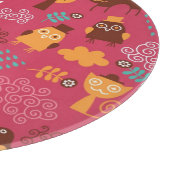 Planche À Découper Motif avec les oiseaux et les chats mignons (Coin)