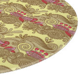 Planche À Découper Motif avec les poissons et la vague (Coin)