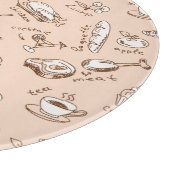 Planche À Découper Motif avec nourriture (Coin)