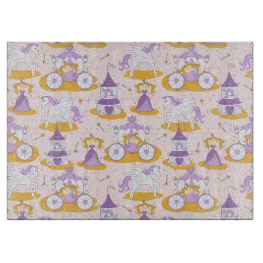 Planche À Découper motif avec une princesse (Devant)