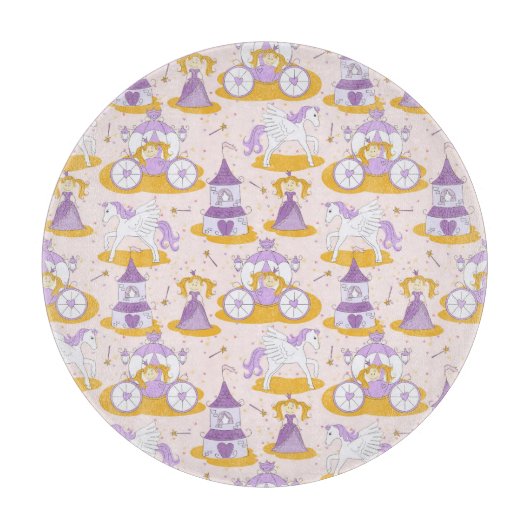 Planche À Découper motif avec une princesse (Devant)