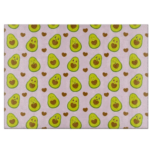 Planche À Découper Motif Avocado (Devant)