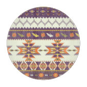 Planche À Découper Motif aztèque coloré (Devant)