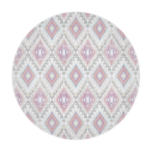 Planche À Découper Motif aztèque géométrique abstrait (Devant)