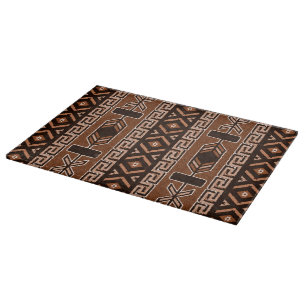 Planche À Découper Motif aztèque tribal Brown