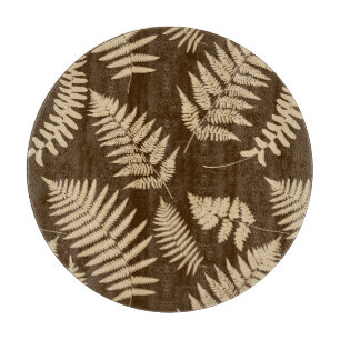 Planche À Découper Motif, beige et Brown