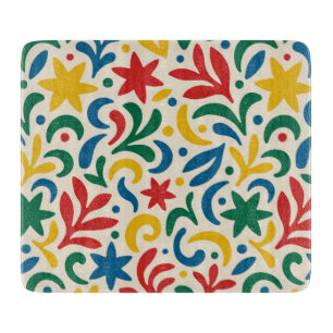 Planche À Découper Motif biophile moderne du milieu du siècle