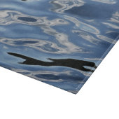 Planche À Découper Motif bleu abstrait cool (Coin)