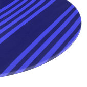 Planche À Découper Motif bleu cinq bandes (Coin)