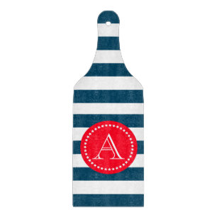Planche À Découper Motif bleu et blanc