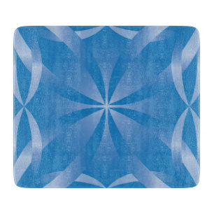 Planche À Découper motif bleu topaz