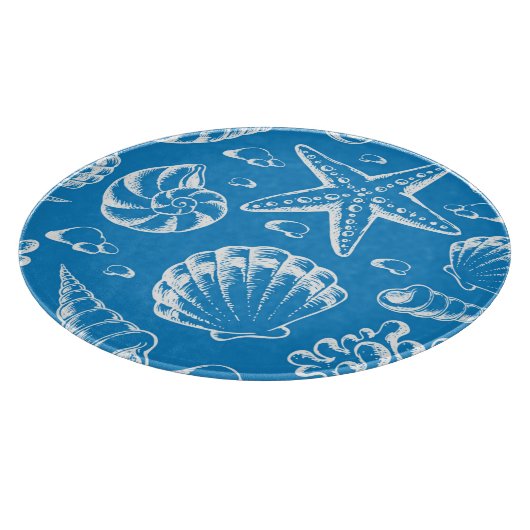 Planche À Découper Motif Blue Beach (Coin)