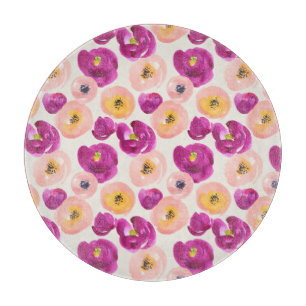 Planche À Découper Motif botanique d'aquarelle