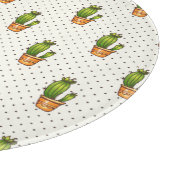 Planche À Découper Motif Cactus & Succulent Polk Dot (Coin)