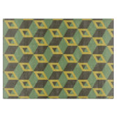 Planche À Découper motif Carré d'illusion 3D (Devant)