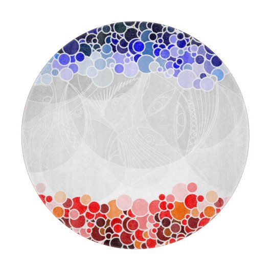 PLANCHE À DÉCOUPER MOTIF CERCLES (Devant)