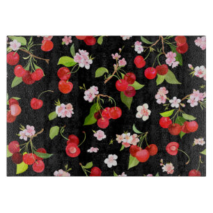Planche À Découper Motif cerise 2