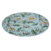 Planche À Découper Motif Chamomile tiré à la main (Coin)