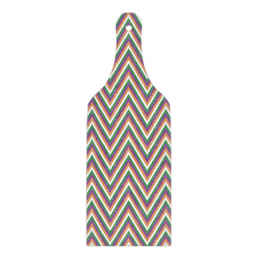 Planche À Découper Motif Chevron Rétro Cool (Devant)