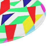 Planche À Découper Motif chromatique coloré (Coin)