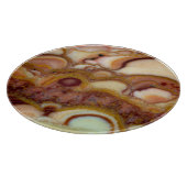 Planche À Découper Motif circulaire de pierre d'onyx (Coin)