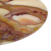 Planche À Découper Motif circulaire de pierre d'onyx (Coin)