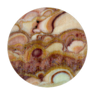 Planche À Découper Motif circulaire de pierre d'onyx