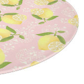 Planche À Découper Motif Citron Amour Pêche (Coin)