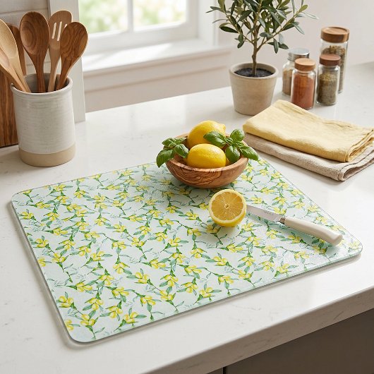 Planche À Découper Motif citrons