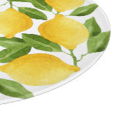 Planche À Découper Motif citrons aquarelle (Coin)