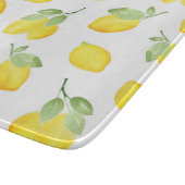 Planche À Découper Motif citrons aquarelles (Coin)