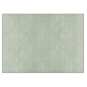 Planche À Découper Motif classique de feuillage dans le blanc et le (Devant)